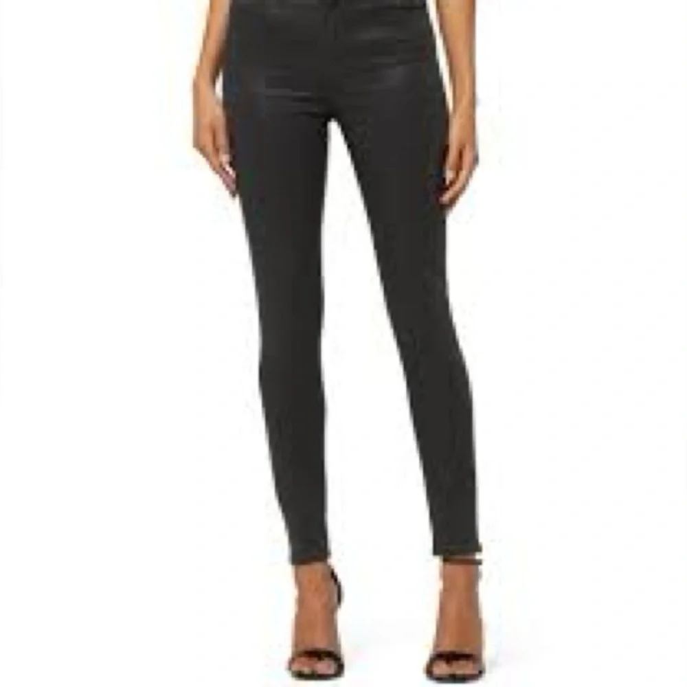 NWT Gianni Bini Black Patent Skinny mid rise Jean/pant new with tags. - Picture 2 of 13